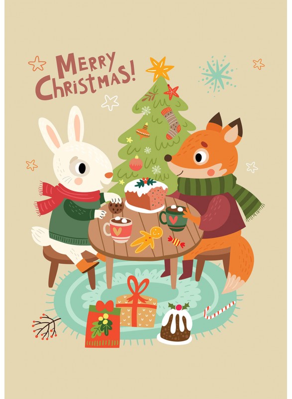 WEIHNACHTSPOSTKARTE WEIHNACHTSPOSTKARTE