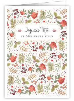 CARTE DOUBLE NOëL