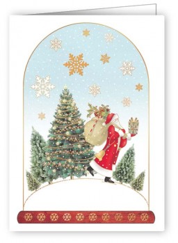 MINI CARTE DOUBLE NOëL
