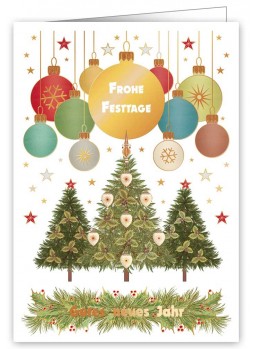 CARTE DOUBLE NOëL