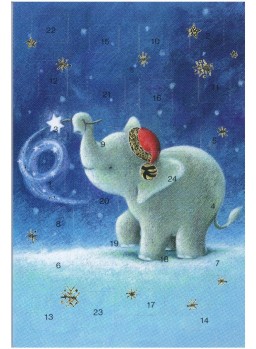 CARTE DOUBLE / CALENDRIER DE L\'AVENT