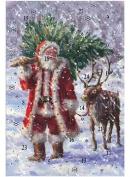 CARTE DOUBLE / CALENDRIER DE L\'AVENT