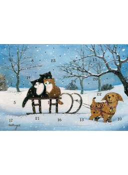 Doppelkarte / Adventskalender