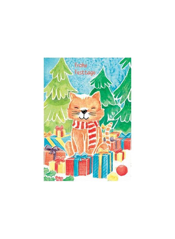 WEIHNACHTSPOSTKARTE WEIHNACHTSPOSTKARTE