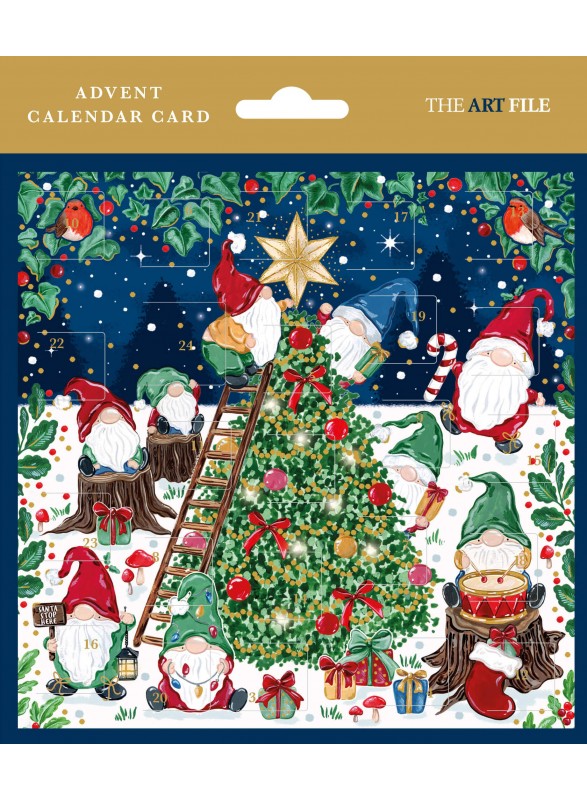 CARTE DOUBLE CALENDRIER DE L'AVENT CARTE DOUBLE CALENDRIER DE L'AVENT