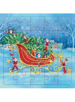 CARTE DOUBLE PUZZLE